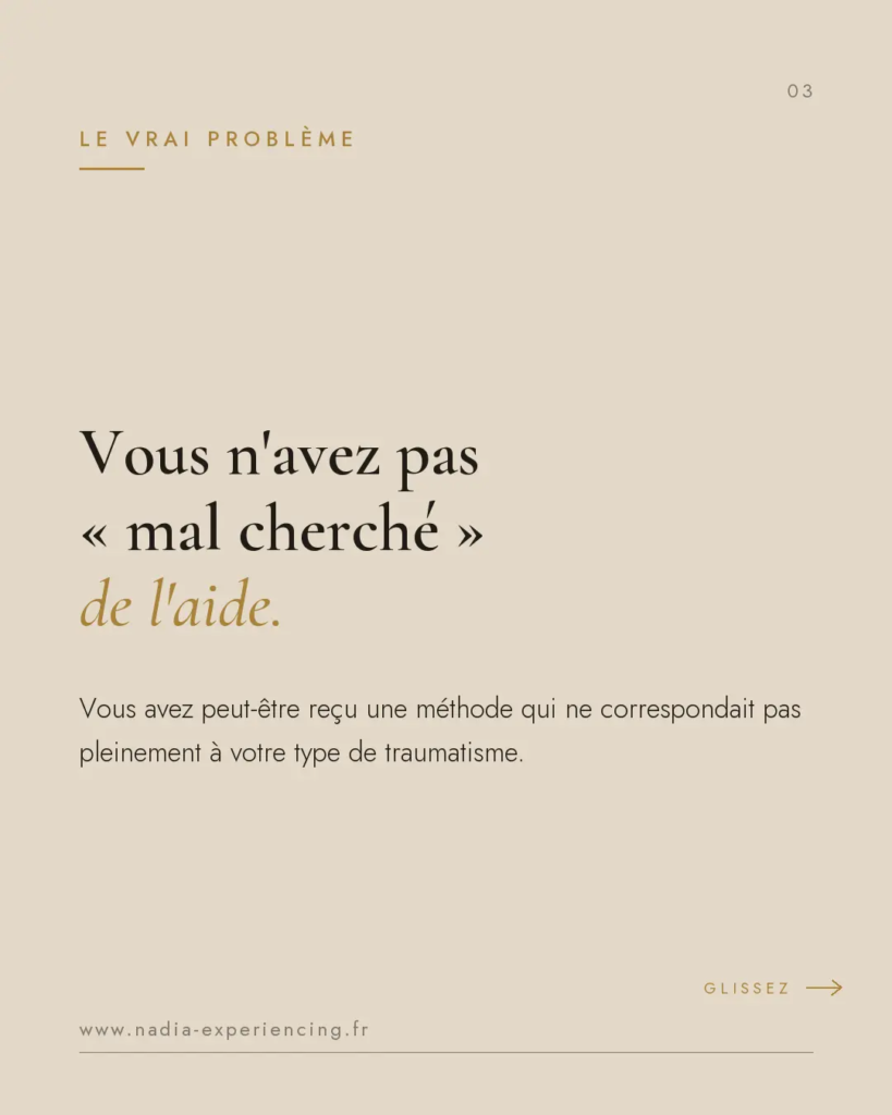 Comment soigner traumatisme psy - Rien n'a fonctionné avec vous jusqu'à présent ?Vous n'avez pas "mal" cherché de l'aide.